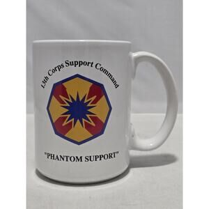 Phantom Support Coffee Mug Black Ceramic Tech Aviation Military Fighter Jet R99r